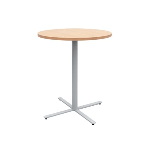 JURNI Mesa de Bistro de 36" con Tapa Redonda, Arce Fushion